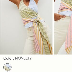 Maeve Tie front tank Anthropologie